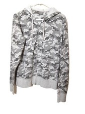 Bobbie Bauer Womans Hooded Jacket LARGE, Camo Fleece, Super SOFT