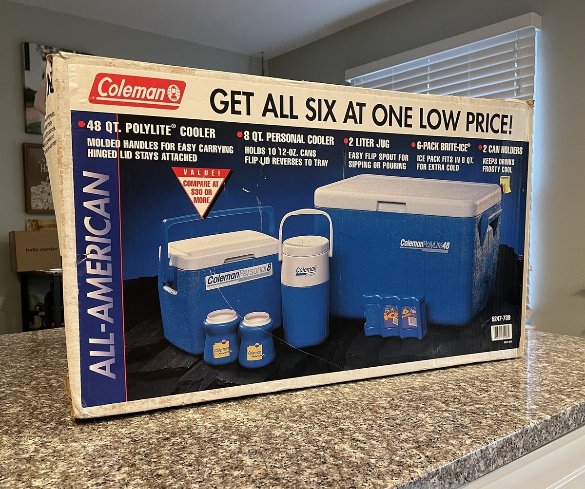 Coleman - KRT1992☆ Vintage Coleman Steel Belted Green 1992 Cooler | eBay