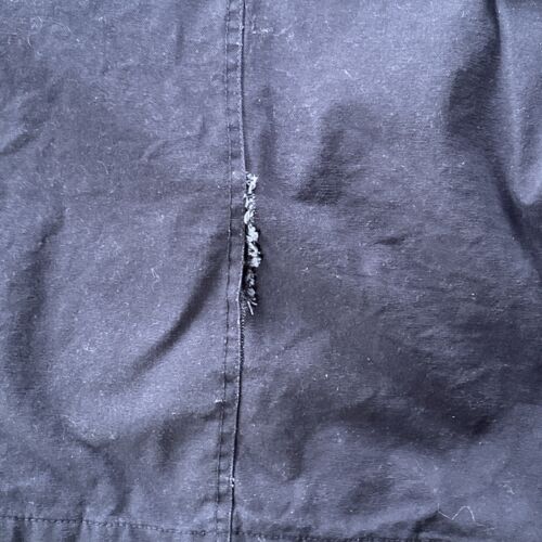 Genuine Dickies Coat Jacket Hooded Black Men size L (42 44) Needs small repair - Picture 4 of 12