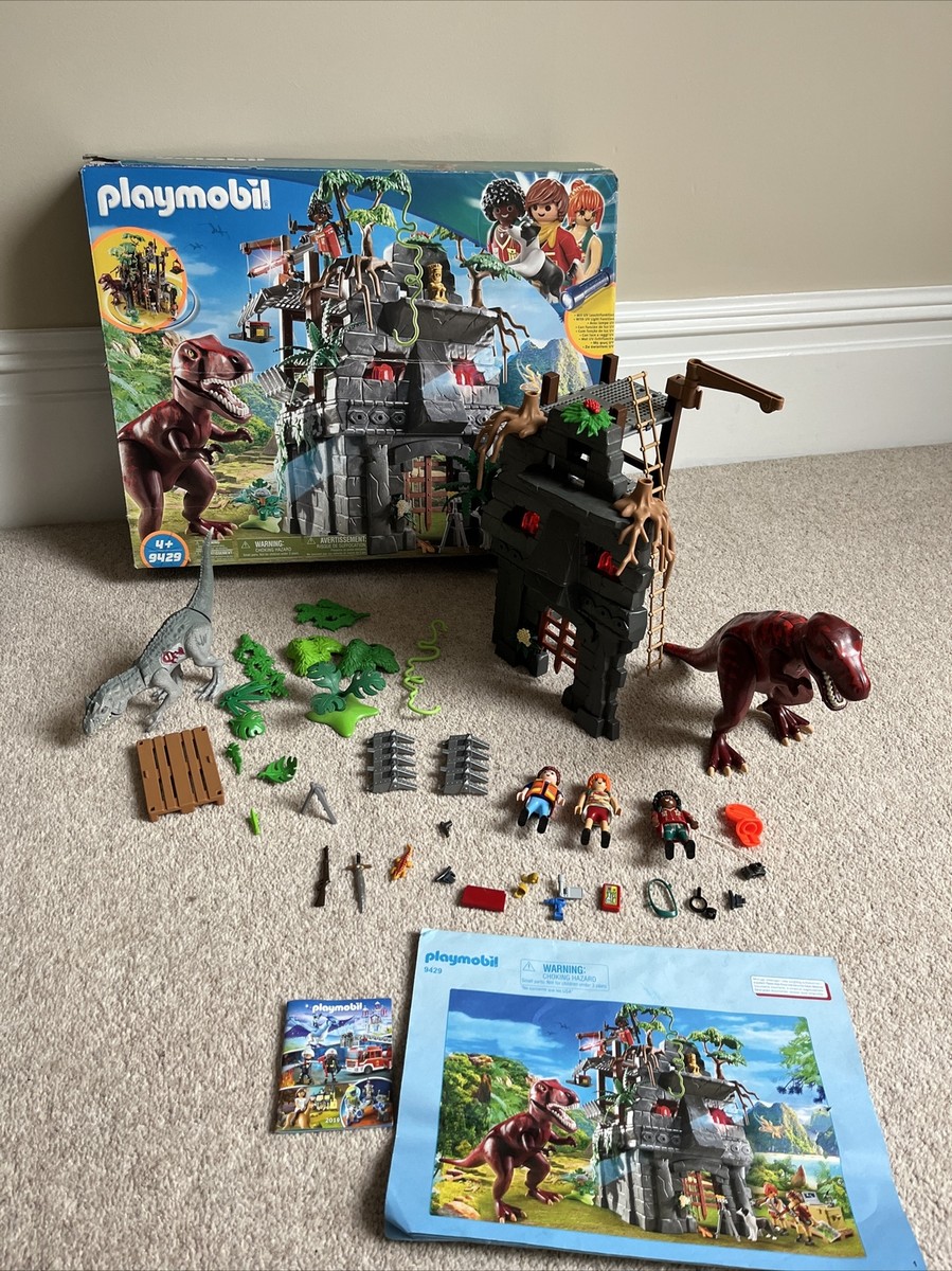 PLAYMOBIL 9429 Explorers Dinosaurs Hidden Temple with T-Rex