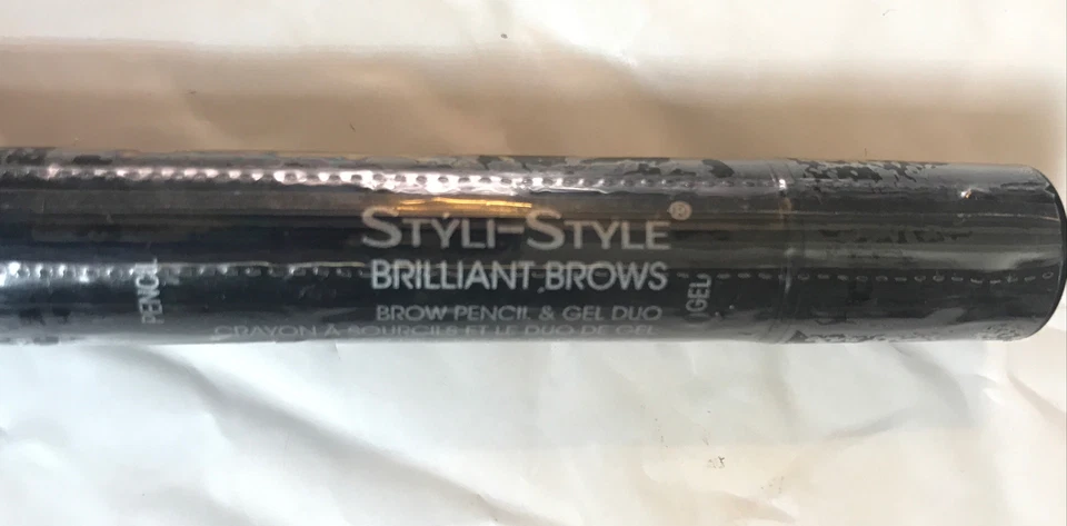 Styli-Style Brow Pencil & Gel Duo Brillant Brows Color Auburn New & Sealed - Image 3 of 3