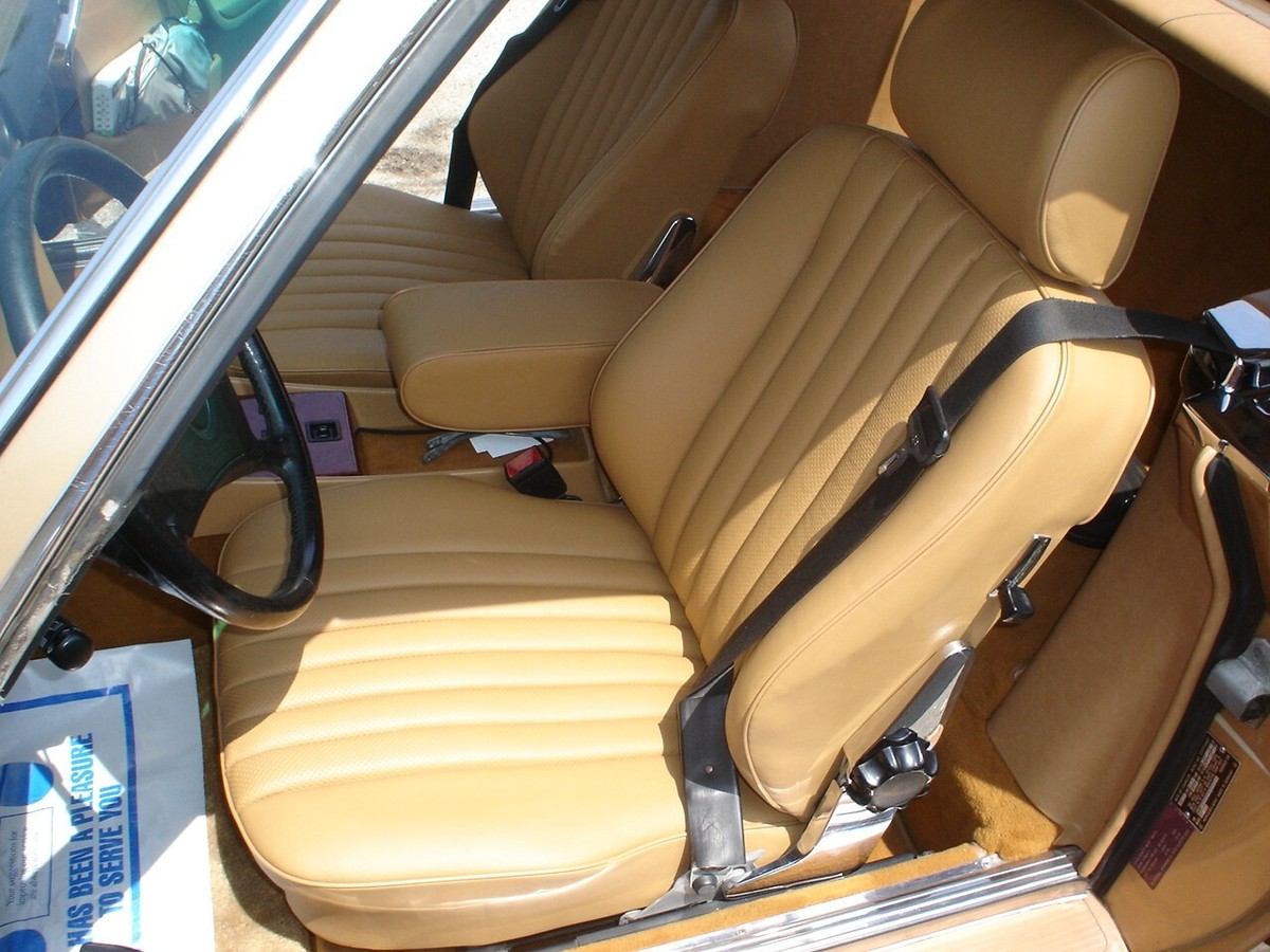 Mercedes Benz R107 MB Vinyl seat Front Covers 300sl,420sl,500sl