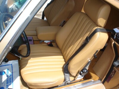 MB-107-560SL内装―程度抜群のフロントシート左右販売 Mercedes Benz R107 MB Vinyl seat Front Covers 300sl,420sl,500sl