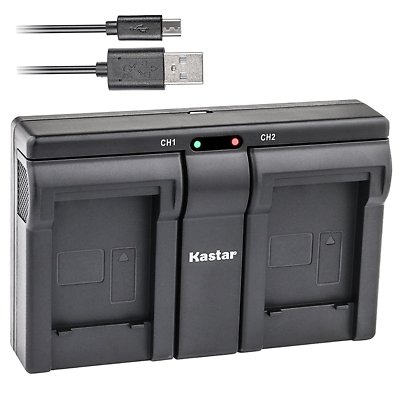 Kastar Dual Slim USB Charger for Canon NB-13L NB13L CB-2LH
