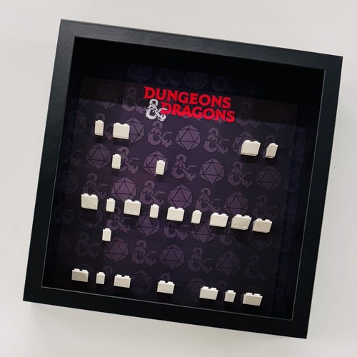 Display frame for Lego ® 71047 Dungeons and Dragons minifigures 27cm case - Picture 14 of 24