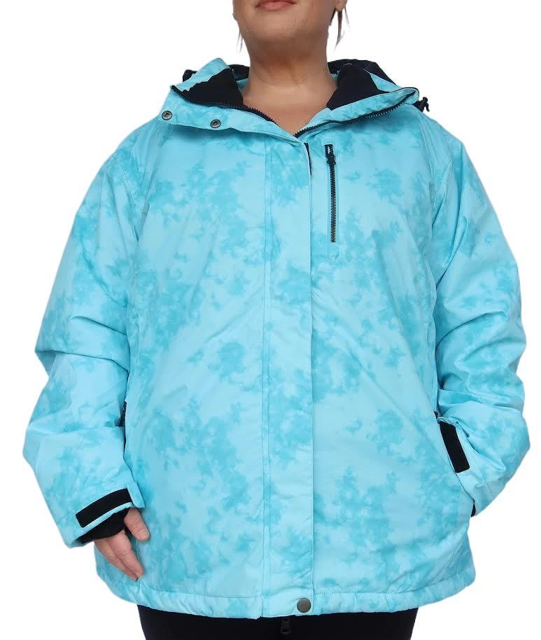 New Snow Country Women's Plus 1X 2X 3X 4X 5X 6X Bevel Insulated Ski Jacket 2209
