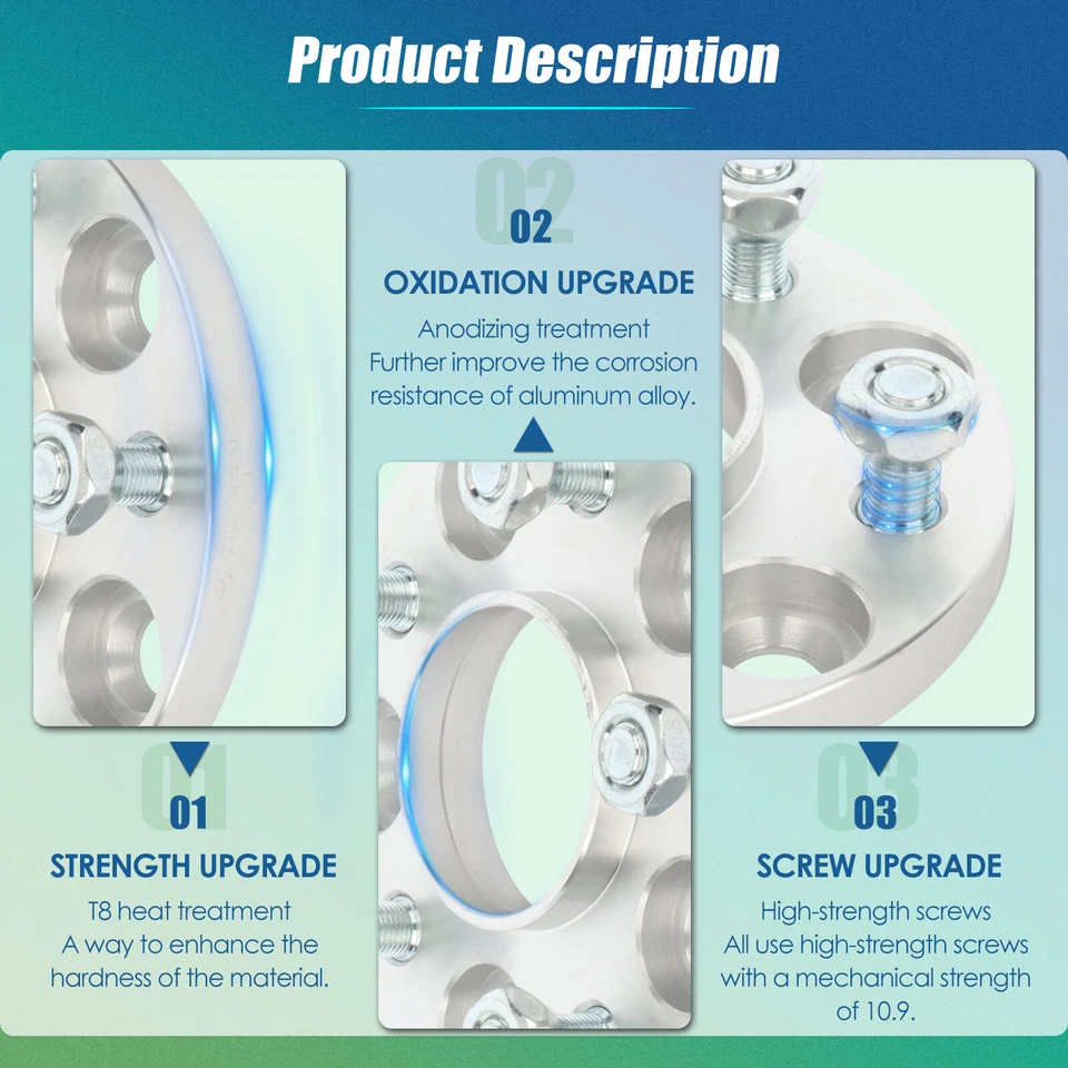 2 piezas espaciadores de rueda centrados en el cubo de 15 mm 5x4,5 5x114,3 para Nissan 240SX 300ZX 66,1 CB Foto 3 de 4