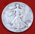 1941-P Walking Liberty Half Dollar 90% Silver Coin Circulated WL499 B1