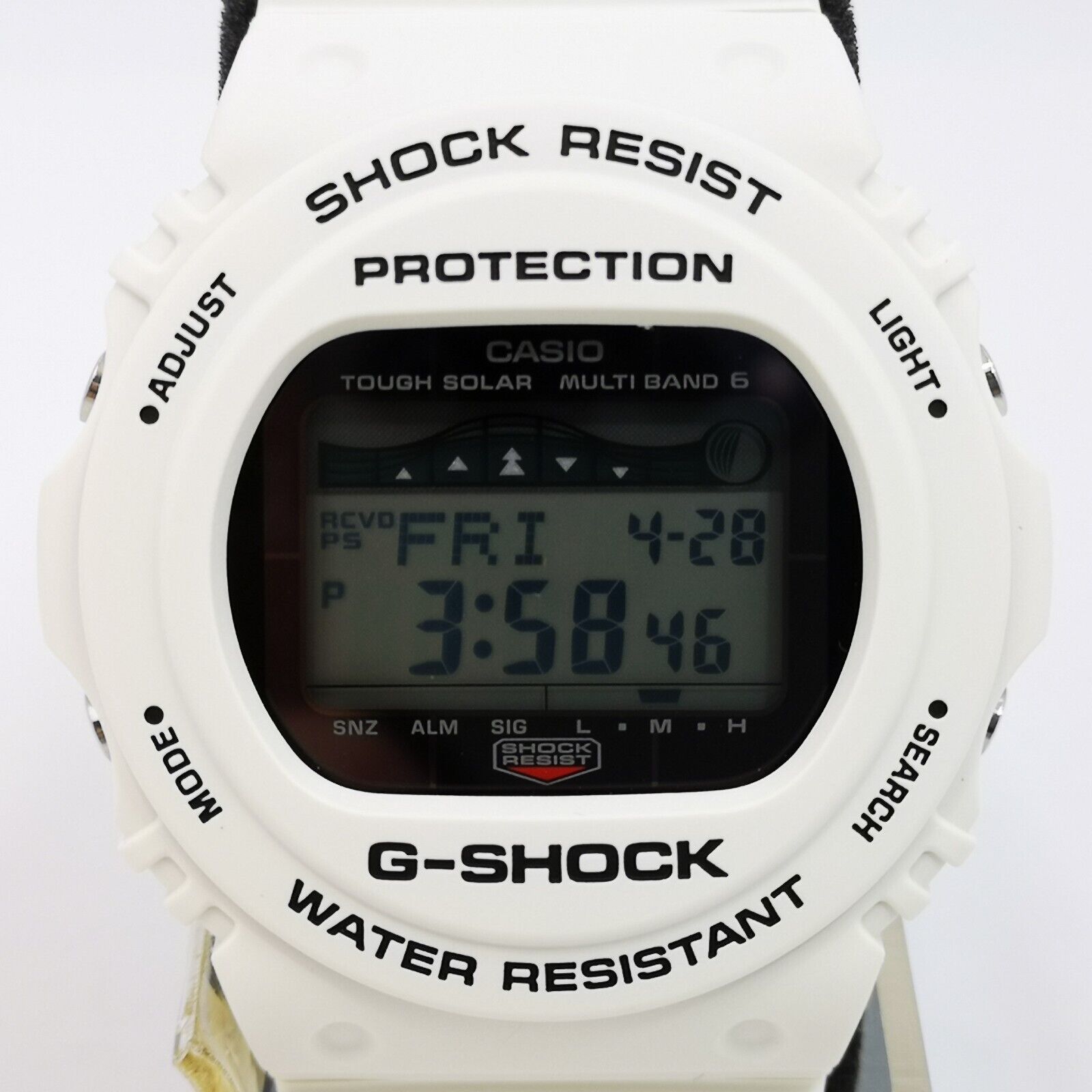 CASIO G-SHOCK G-LIDE GWX-5700CS-7JF White Solar Moon Tide 