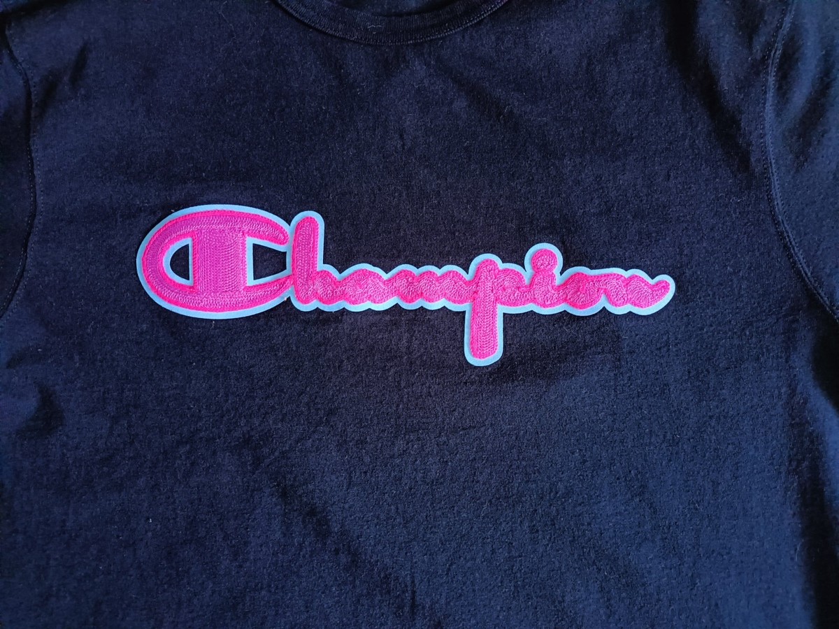 Champion Reverse Weave T-Shirt Men's Size XL Black Short
