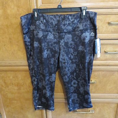 Women's Reebok yoga fitness /workout pants black size 2X brand new NWT $88