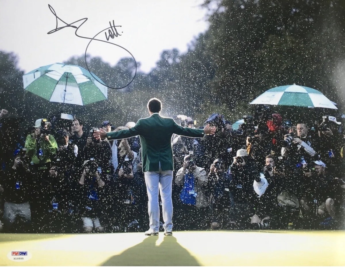 Adam Scott Signed 2013 Masters (Green Jacket) 11X14 Photo PSA/DNA 