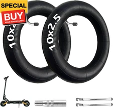 10x2.5 Scooter Tire Tube, 10 inch Tires Replacement, Replacement Inner Tubes, wi