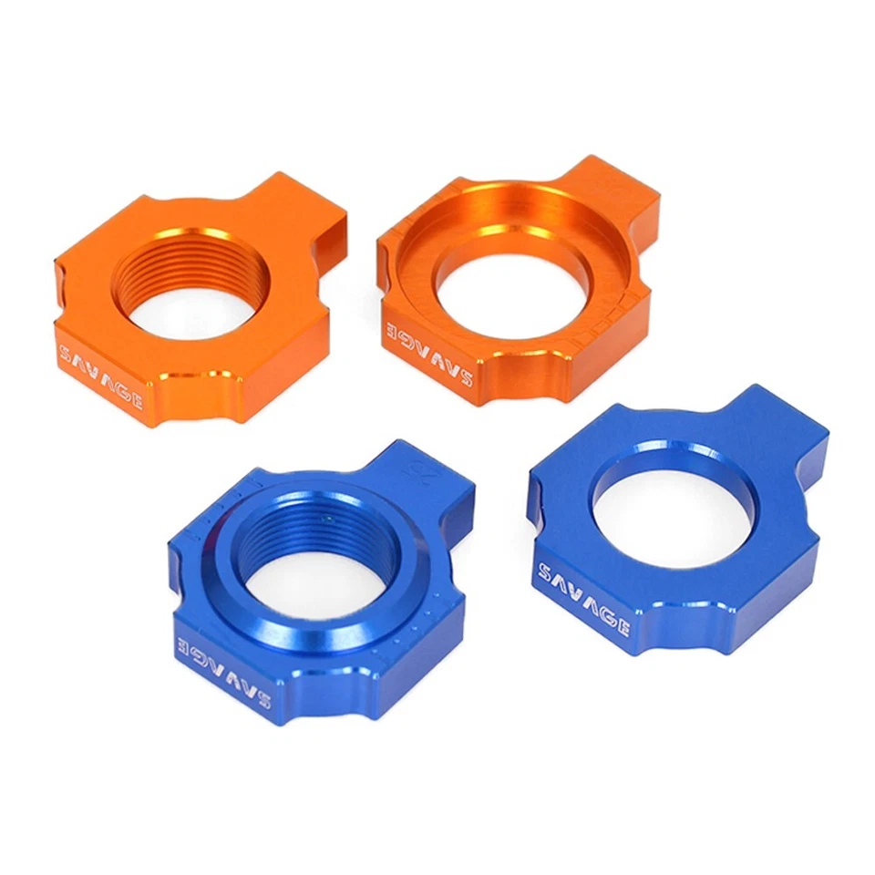 Ajustador de cadena bloques de eje CNC de aluminio para GAS GAS EX250F/350F/450F MC125/250F Foto 4 de 4