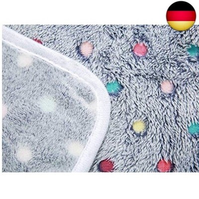 Domiva Fluffy Baby-Reisedecke – Selbsthaftend Für 3-/5-Punkt-Gurte, Sherpa-Innenfutter, Winddichte Baumwolle