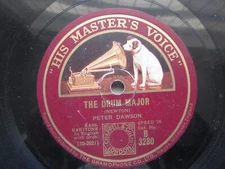 PETER DAWSON - The Drum Major / Glorious Devon - 78rpm 10” Shellac B.3280 HMV