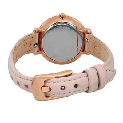 Fossil Jacqueline 26mm Rose Gold-Tone Steel Silver Dial Ladies