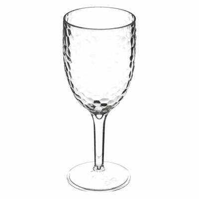 5five Simply Smart Weinglas Estiva gehämmerte Optik, Kunststoff, 350 ml