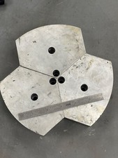 LARGE ALUMINUM SOFT JAWS SLOTTED LATHE CHUCK 1.5" HT 3 PC