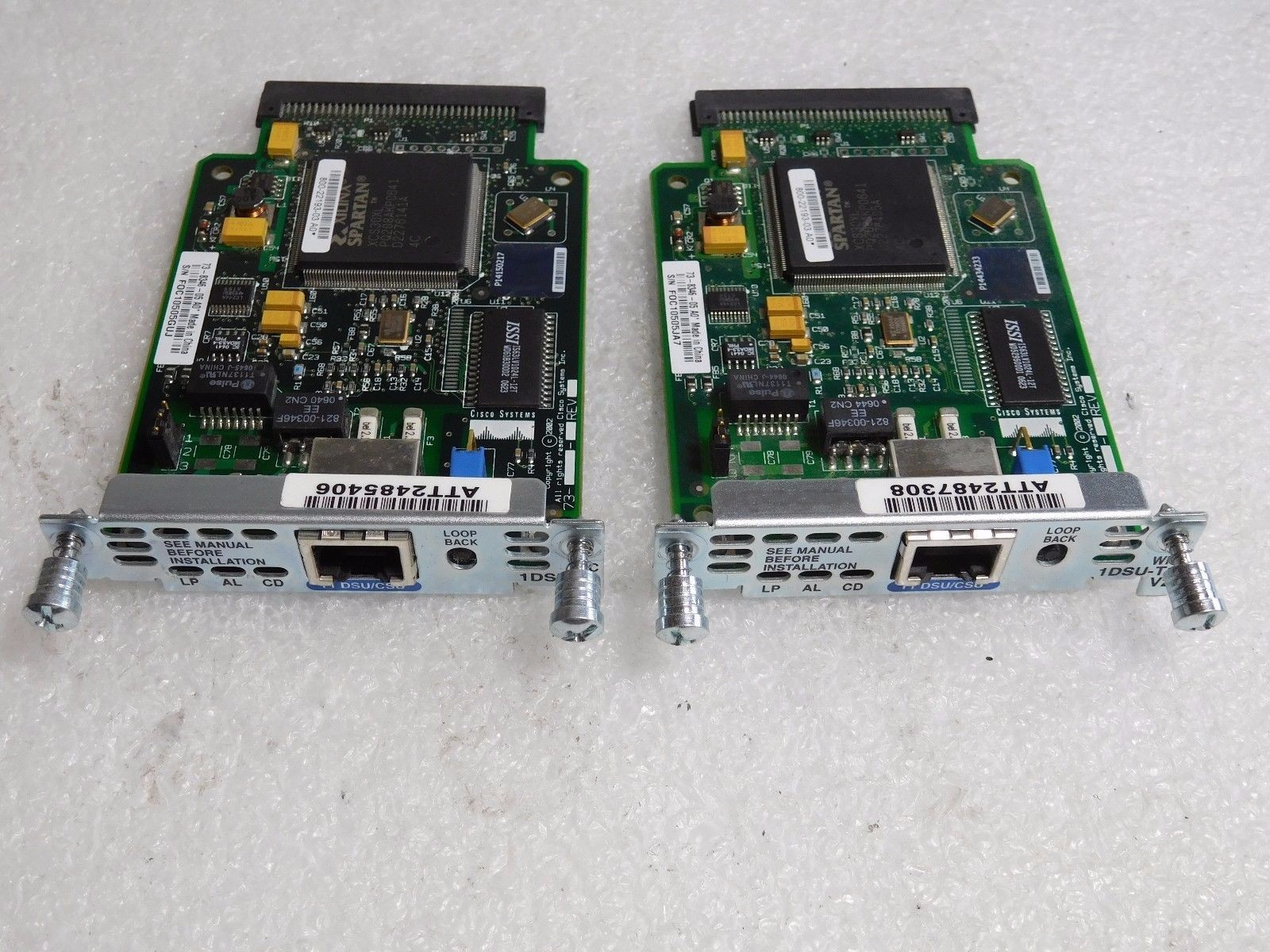 Cisco T1 DSU/CSU WAN Interface Port Module (Lot of 2) #TQ670 | eBay