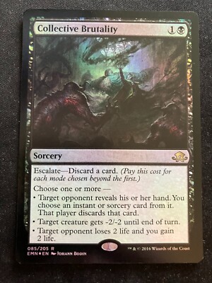 MTG [FOIL] Collective Brutality {Eldritch Moon} - NM