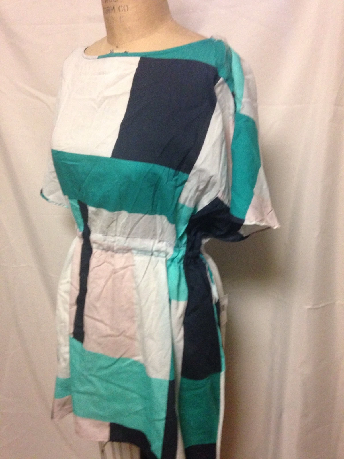 Kate Spade Multicolor Mykonos Coverup Dress With Pull Cord Waist NWT