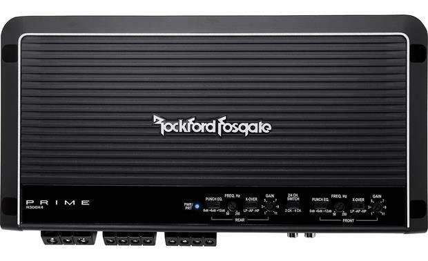Rockford Fosgate R-300X4 Prime 300 Watt Full Range 4-Ch Amp + 4 Channel Amp Kit