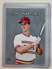 Tino Martinez Limited Edition Artist Signed "Tampa Spartans" Trading Card 2/10