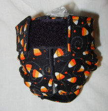Female Dog Puppy Pet Diaper Washable Pantie Sanitary Underwear CANDY CORN SMALL
