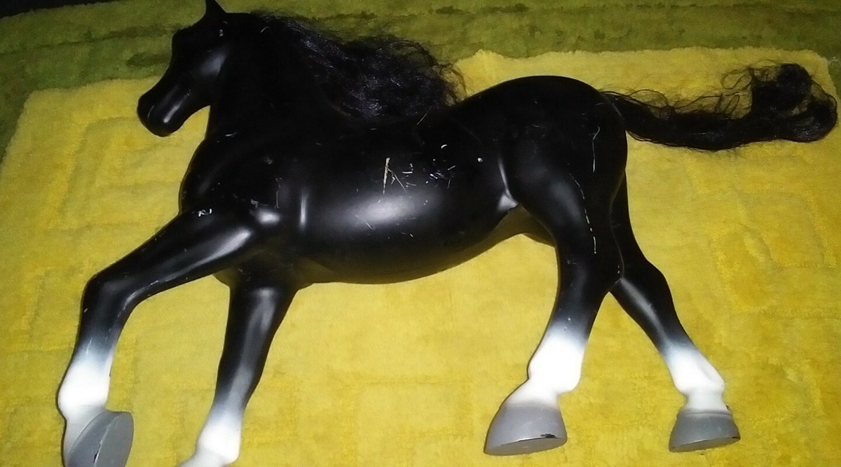 Brosse Pliable En Crin De Cheval Vintage - Objet De Collection - Neuf