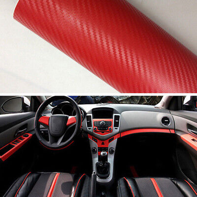 3d Car Red Interior Accessories Panel Carbon Fiber Vinyl Wrap Sticker Gift 2019 3876393928774 Ebay