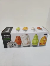 Tovolo Ice Pop Flexible Silicone Freezer Molds - Set of 4 Unique Penguins