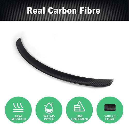 Se adapta a Tesla Model S 12-19 carbono alerón trasero maletero alerón ala labio - Imagen 7 de 13