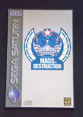 Sega Saturn Mass Destruction OVP und Anleitung, KEINE CD!