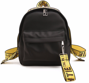 off white small backpack