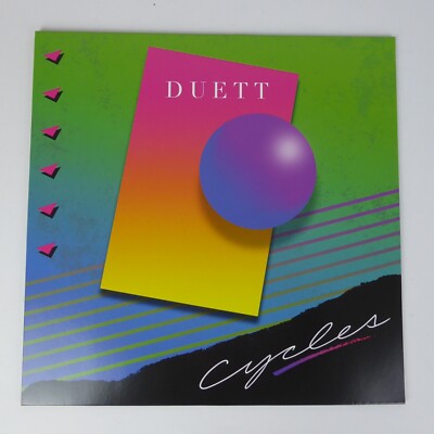 Cycles - Vinyl Record Signed by Duett LP Album Synthwave Retrowave Ben Macklin
