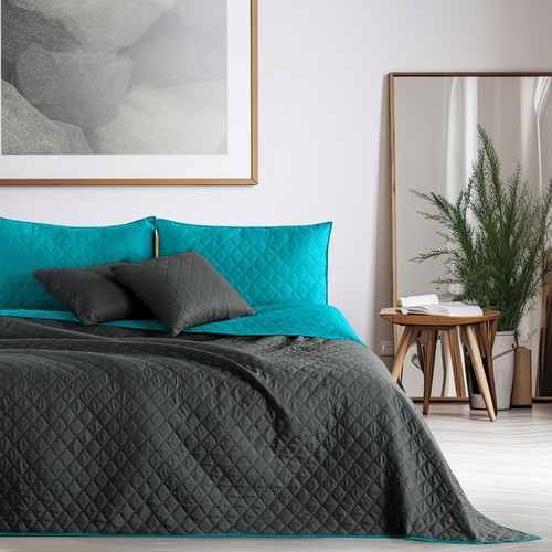 Tagesdecke Bettüberwurf Allzweckdecke Wohndecke Wendedesign Steppung 562 - Bild 21 von 25