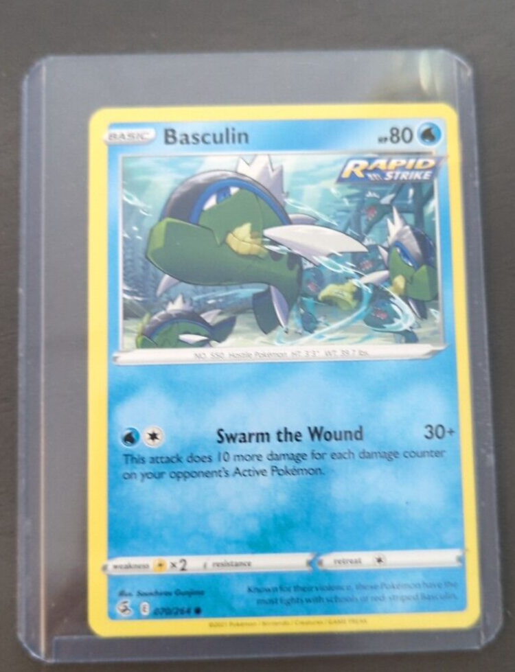 2021 Basculin Pokemon TCG Card 070/264 | eBay