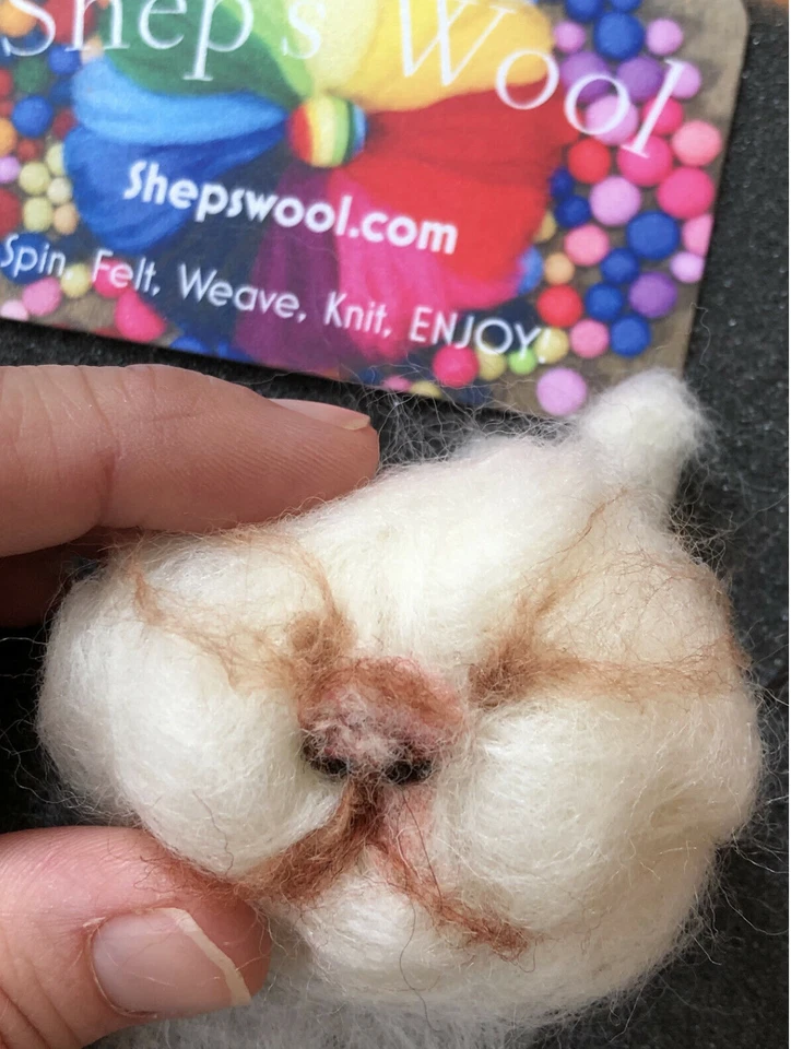 Felting Wool Roving Kit  30 Colors  Fiber Top Needle Felting Sewing Trimming USA - Image 2 of 4