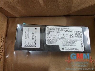Pompa Infusomat Perfusore B Braun Li-Ion 8713182A Batteria MFD 2021 MAI USATA