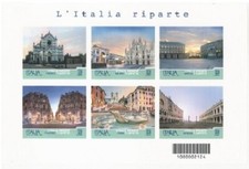 2021 Voyage Touriste Paquet De 6 Valeurs - L'Italie Riparte