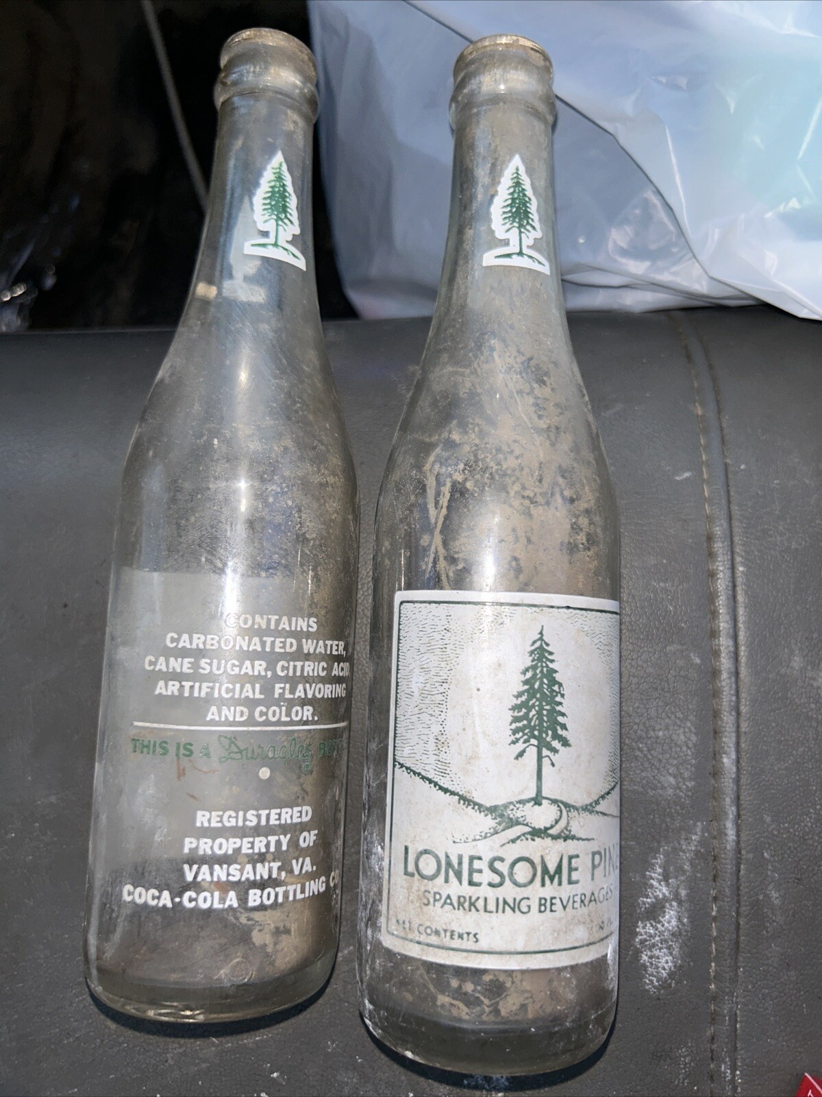 Lonesome Pine Sparkling Beverages ACL Soda Bottle Vansant Virginia VA