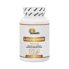SOWELO L-GLUTATHIONE 1000mg ANTIOXIDANT REDUC...