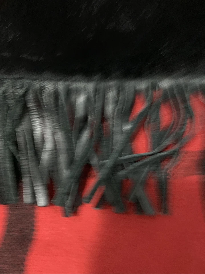 Bolso Mensajero Denim and Supply Ralph Lauren Rojo Búfalo Cuadros y Cuero Foto 4 de 4