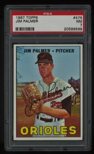 1967 Topps Jim Palmer #475 PSA 7 NM