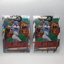 2021 Optic Cody Bellinger Unleashed Insert Silver Parallel #UNL2 plus Base