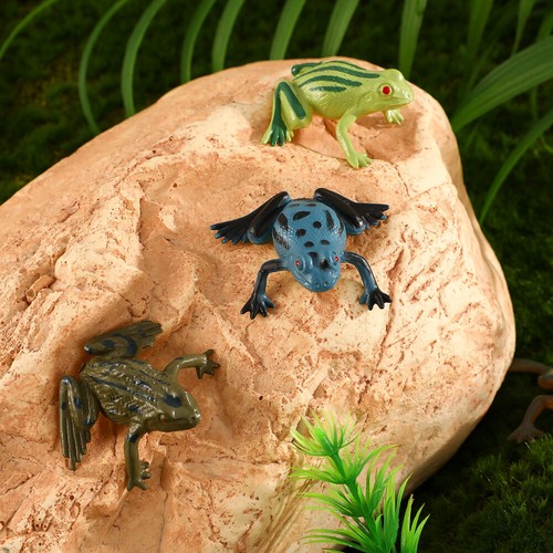 Simulation Frog Model Child Mini Pond Decoration Little Animals Figures - 第 3/11 張圖片