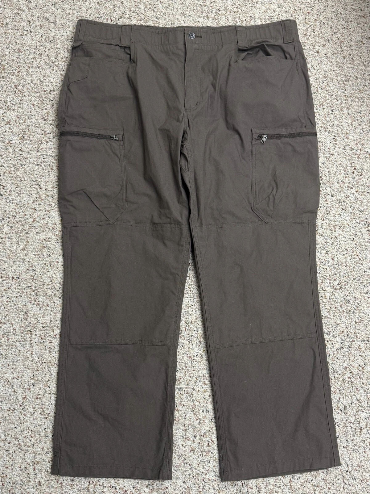 Alaskan Hardgear Pants Mens 44x30 Gray Roustabout Work Cargo Hiking Fishing