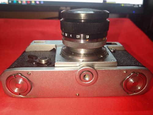 VINTAGE CAMERA USSR Kiev-4 Jupiter-8M 2/50 + box - Picture 7 of 10