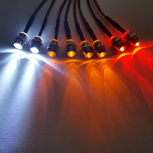 RC LED Light Set Kits for 1/18 1/12 1/10 1/8 1/5 RC Car Traxxas HSP SCX10 Tamiya - Picture 19 of 47
